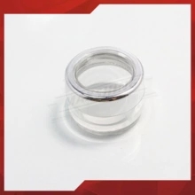 Empty makeup containers cosmetic loose powder jars with sifters, 